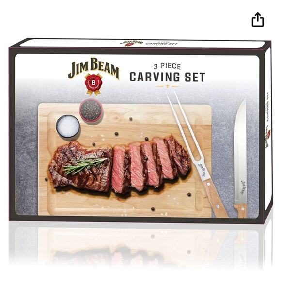 Jim Beam - 3-Piece Carving Set - Picture 1 of 4